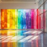 Guide visuel pour harmoniser les couleurs de peinture dans une maison ouverte, montrant un espace unifié et accueillant