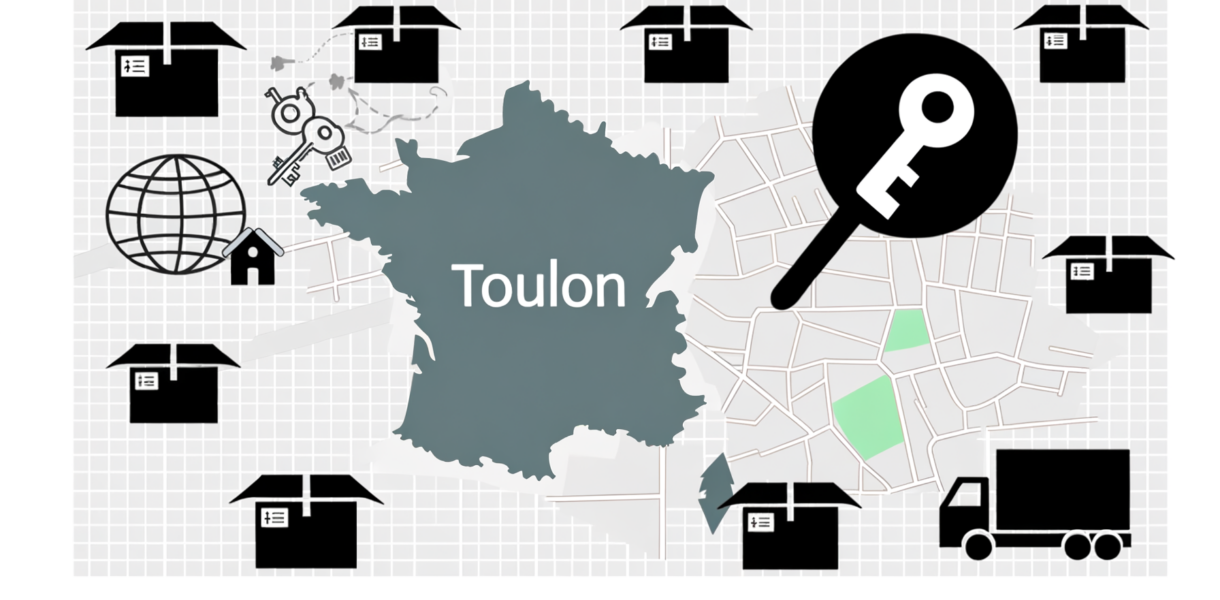 Planification de déménagement à Toulon montrant une liste détaillée des coûts et tarifs idéaux